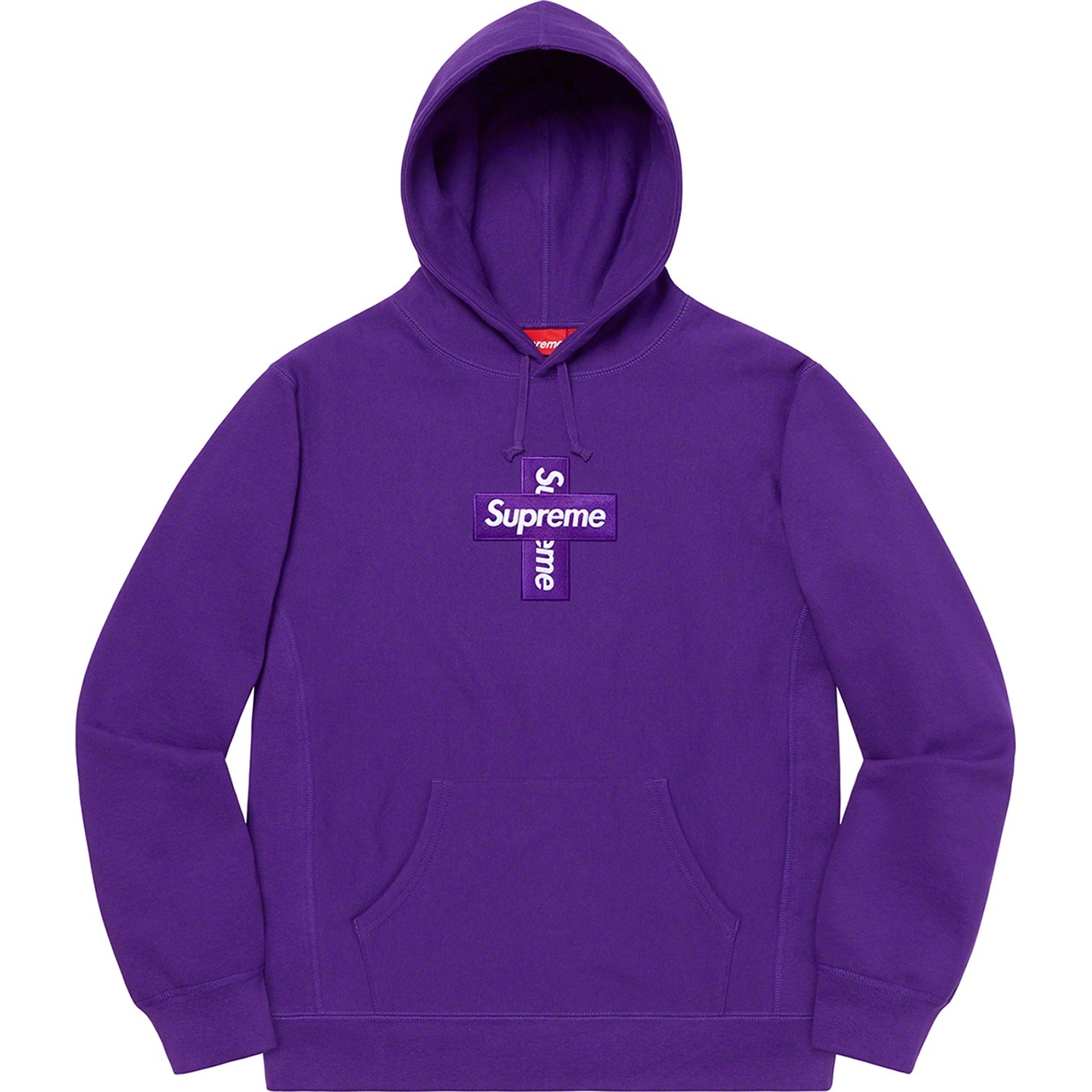 Cross Box Logo Hooded Sweatshirt view 3